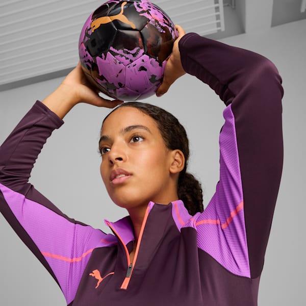 IndividualBLAZE Quarter-Zip Women's Soccer Top, Midnight Plum, extralarge