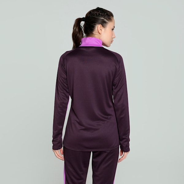 IndividualBLAZE Women's 1/4 Zip Football Top, Midnight Plum, extralarge-IND