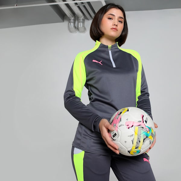 IndividualBLAZE Women's 1/4 Zip Football Top, Galactic Gray, extralarge-IND