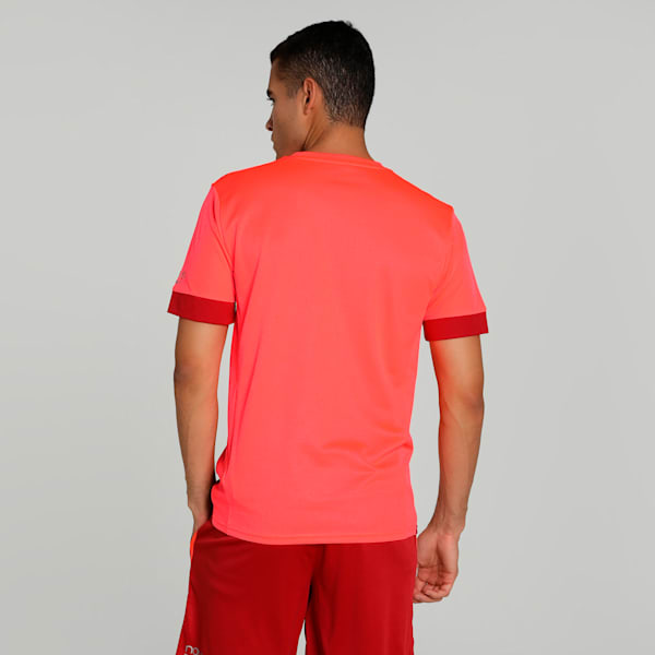 Individual Graphic Men's Padel Tennis Jersey, Glowing Red, extralarge-IND