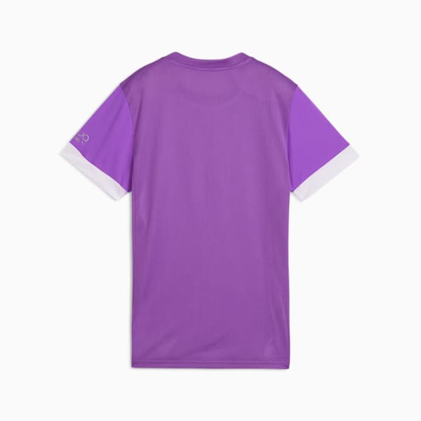 Individual Graphic Women's Padel Tennis Jersey, Purple Glimmer-PUMA White, extralarge-IND