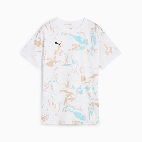 IndividualEARTH DAY Football Jersey Women, PUMA White-Light Sand, extralarge