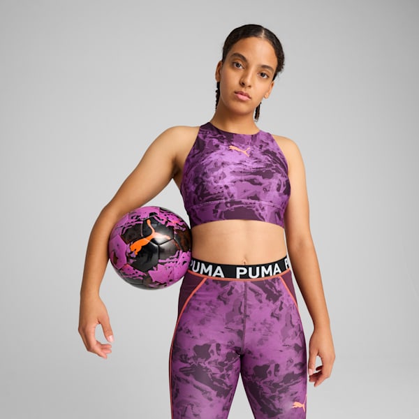 IndividualBLAZE Eversculpt Medium Support Women's Soccer Bra, Midnight Plum, extralarge