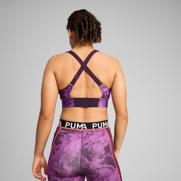 IndividualBLAZE Eversculpt Medium Support Women's Soccer Bra, Midnight Plum, extralarge