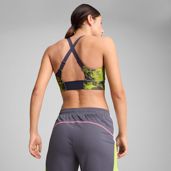 IndividualBLAZE Eversculpt Medium Support Women's Soccer Bra, Galactic Gray, extralarge