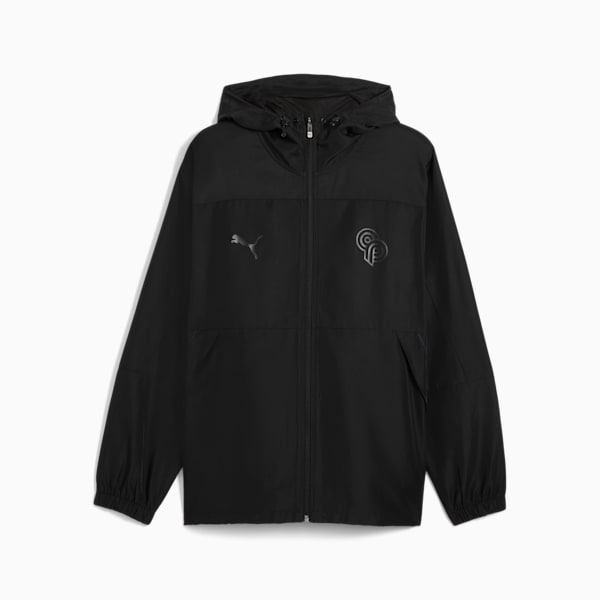 Sudadera con capucha PUMA x CHRISTIAN PULISIC Stealth para hombre, PUMA Black, extralarge