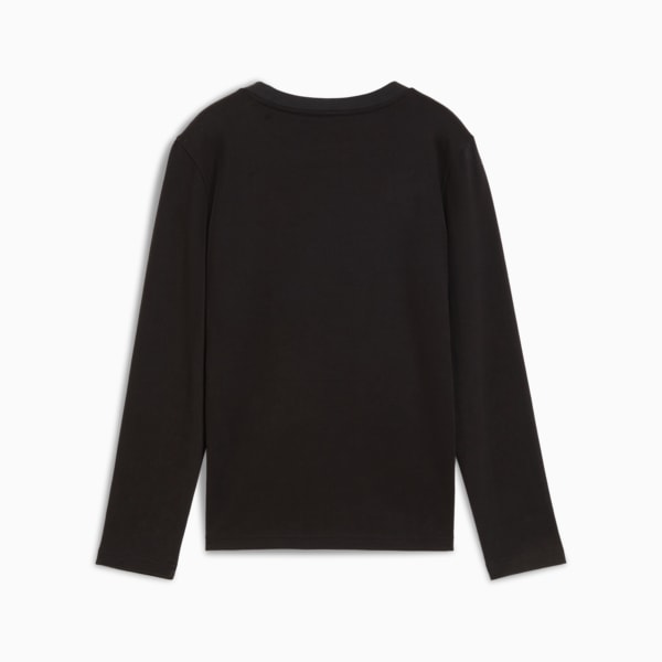 PUMA x CHRISTIAN PULISIC Stealth Big Kids' Long Sleeve Tee, PUMA Black, extralarge