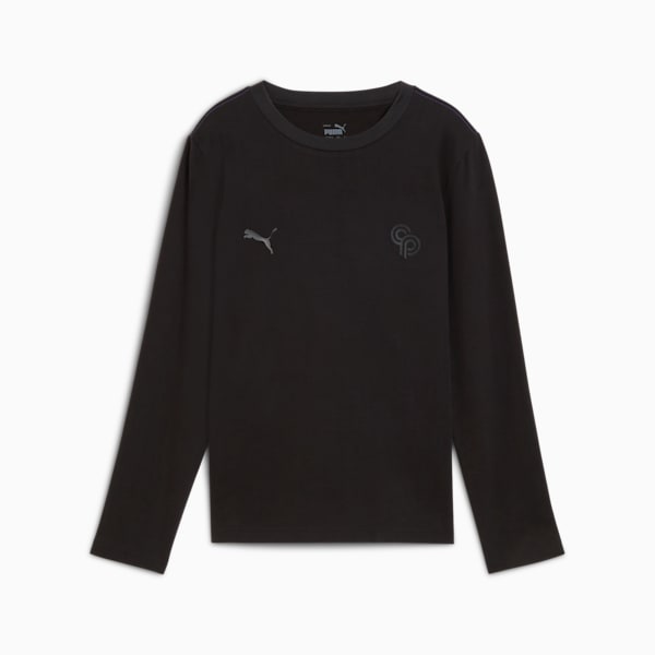 PUMA x CHRISTIAN PULISIC Stealth Big Kids' Long Sleeve Tee, PUMA Black, extralarge