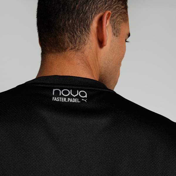 Individual Men's Graphic 2.0 Padel Tennis Tee, PUMA Black, extralarge-IND