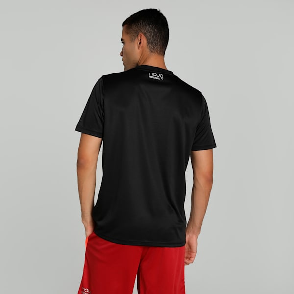 Individual Men's Graphic 2.0 Padel Tennis Tee, PUMA Black, extralarge-IND