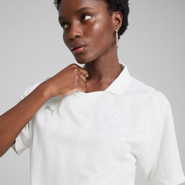 Playera de fútbol para mujer INDIVIDUAL Jer-SHE, PUMA White, extralarge