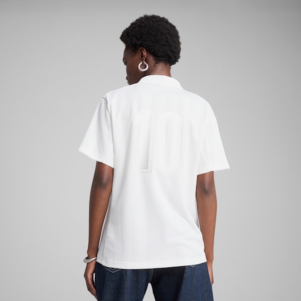 Playera de fútbol para mujer INDIVIDUAL Jer-SHE, PUMA White, extralarge