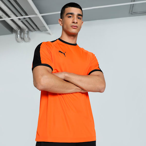 Men's Cricket Tee, Rickie Orange, extralarge-IND