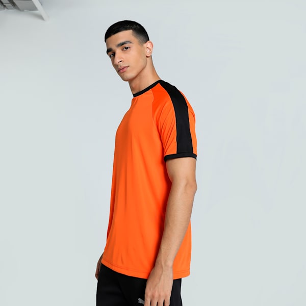 Men's Cricket Tee, Rickie Orange, extralarge-IND