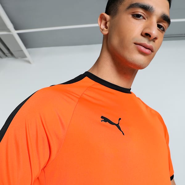 Men's Cricket Tee, Rickie Orange, extralarge-IND