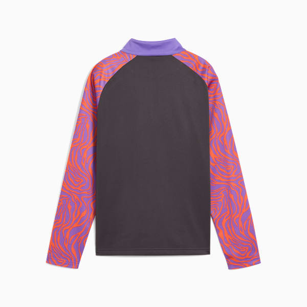Neymar Jr Creativity Quarter-Zip Youth Football Top, Dark Coal-Soft Violet, extralarge-IND
