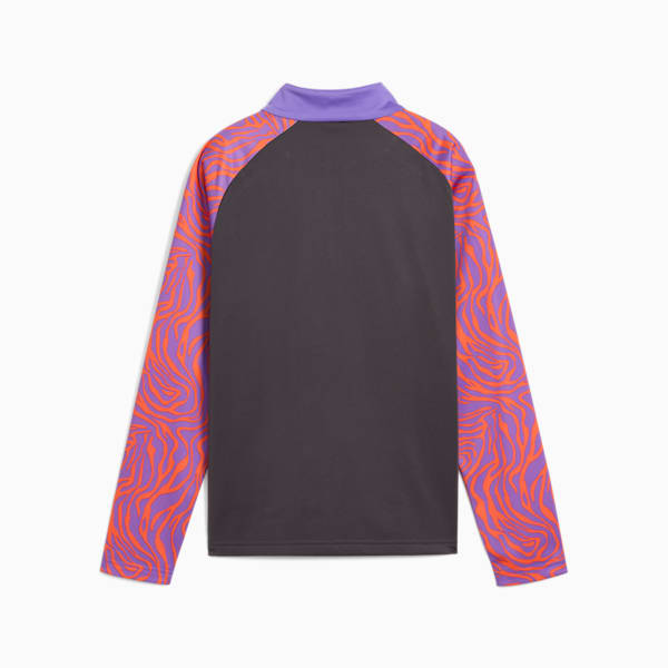 Top de fútbol con cierre corto PUMA x NEYMAR Creativity para niños grandes, Dark Coal-Soft Violet, extralarge