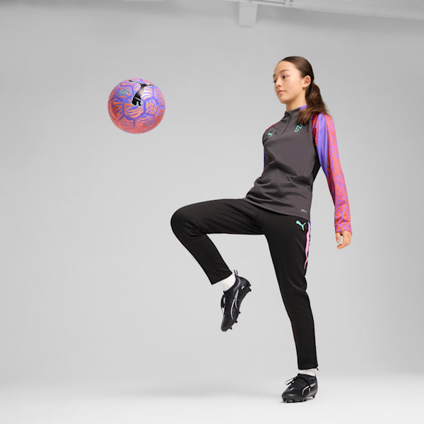 Top de fútbol con cierre corto PUMA x NEYMAR Creativity para niños grandes, Dark Coal-Soft Violet, extralarge