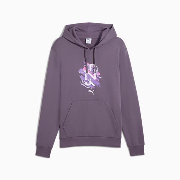 Sudadera con capucha PUMA x NEYMAR Creativity para hombre, Purple Charcoal, extralarge