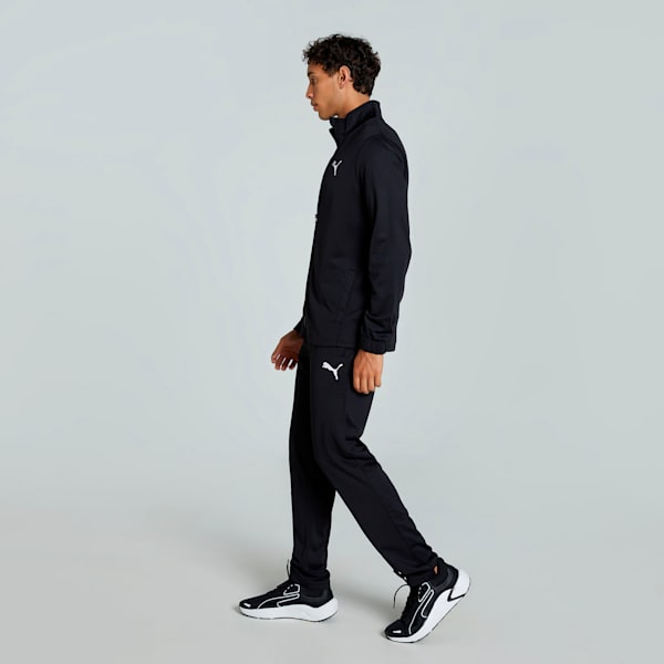 Men's Knitted Cricket Tracksuit, PUMA Black, extralarge-IND