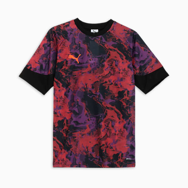 メンズ サッカー INDIVIDUAL PUMAFTBL プロ AOP 半袖 シャツ, PUMA Black, extralarge-JPN