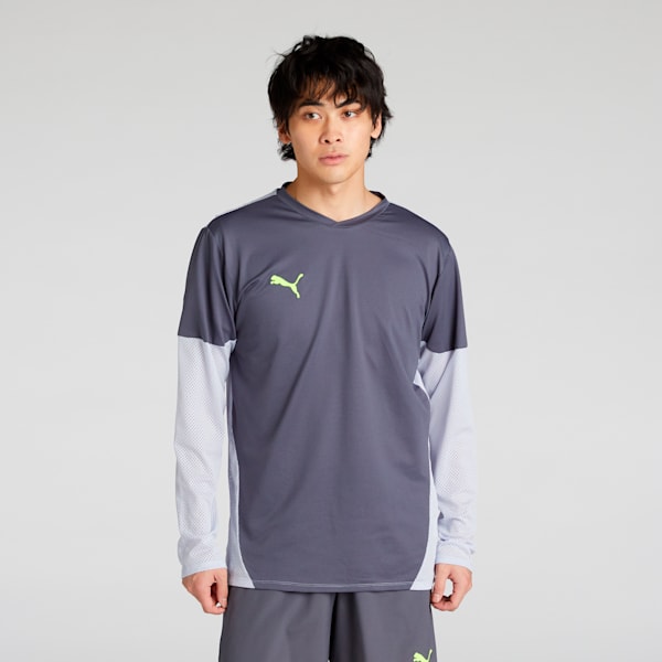 メンズ サッカー INDIVIDUAL PUMAFTBL アルティメット 長袖 シャツ, Galactic Gray, extralarge-JPN