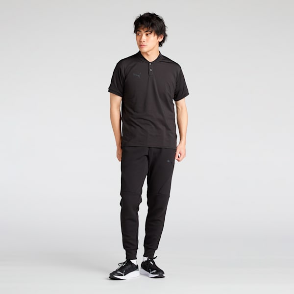 メンズ サッカー PUMAFTBL トラベル 半袖 ポロシャツ, PUMA Black, extralarge-JPN