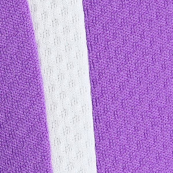Individual Women's Padel Tennis Polo, Purple Glimmer-Aquatic-PUMA White, extralarge-IND