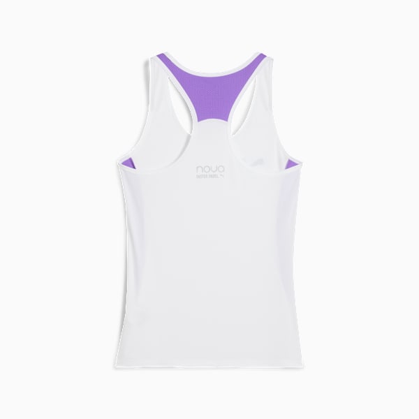 INDIVIDUAL Padel Tank Top Women, PUMA White-Aquatic-Purple Glimmer, extralarge-GBR