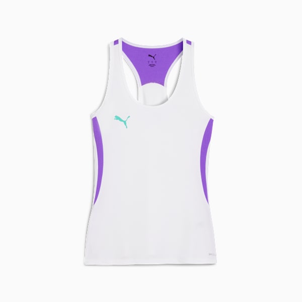 INDIVIDUAL Padel Tank Top Women, PUMA White-Aquatic-Purple Glimmer, extralarge-GBR