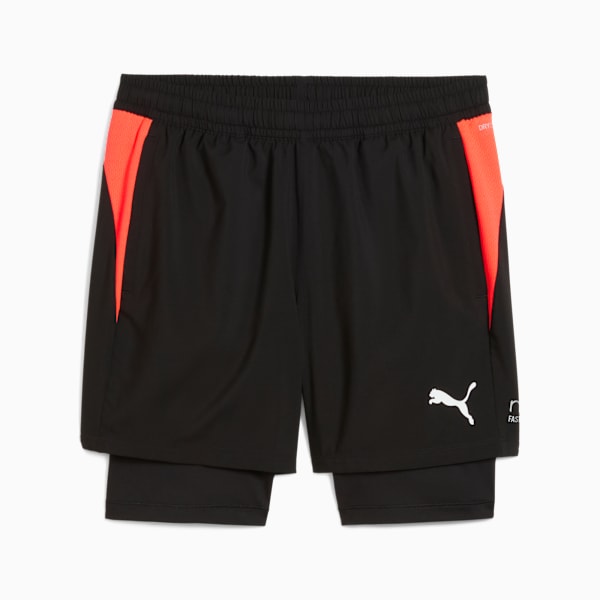 Individual 2-in-1 Men's Court Shorts, PUMA Black, extralarge-IND