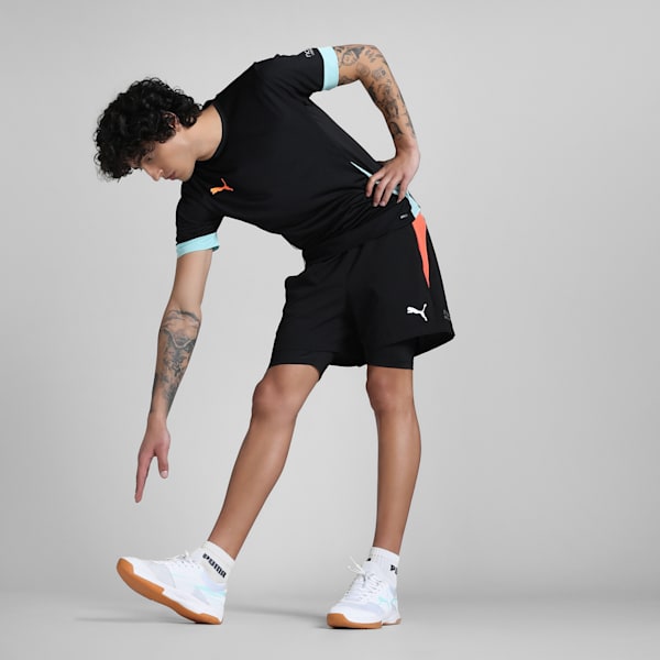 Individual 2-in-1 Men's Padel Tennis Shorts, PUMA Black, extralarge-IND