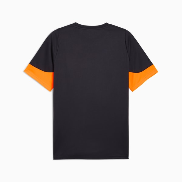 individualCUP Men's Graphic Print Football Jersey, New Navy-Glowing Red-Heat Fire, extralarge-IND