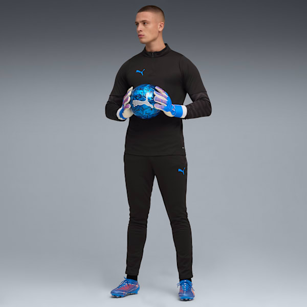 individualCUP Football Quarter-Zip Top Men, PUMA Black-PUMA White-Ultra Blue, extralarge