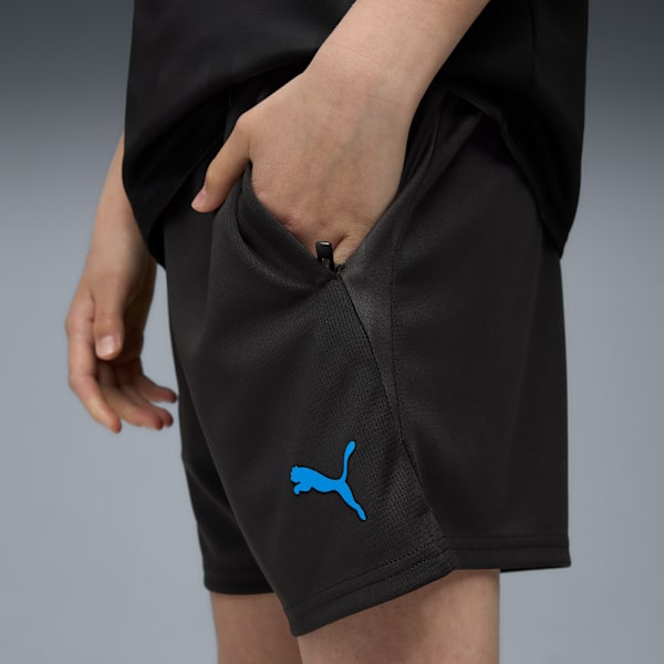 individualCUP Trg Shorts Youth, PUMA Black-PUMA White-Ultra Blue, extralarge
