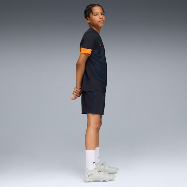 Short d’entraînement individualCUP Enfant et adolescent, New Navy-Glowing Red-Heat Fire, extralarge