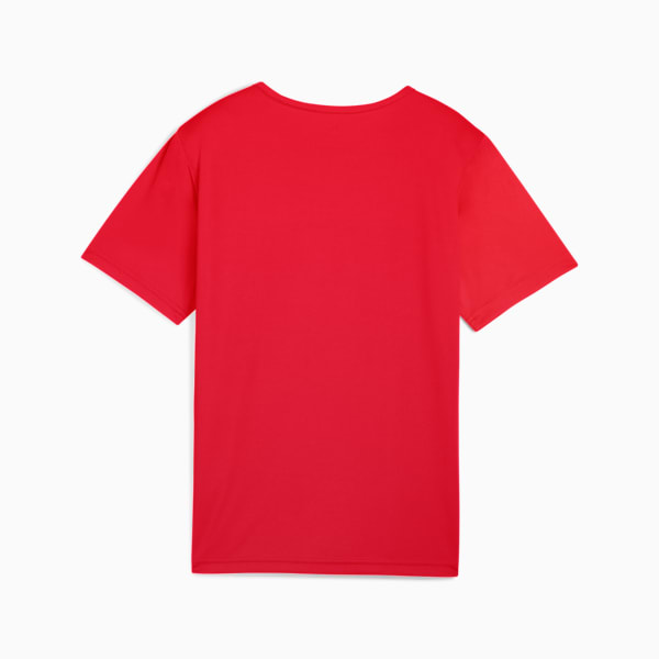 individualRISE Boys' Graphic Football Jersey, PUMA Red-PUMA White, extralarge-IND