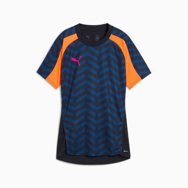 individualBLAZE Women's Printed Football Jersey, New Navy-Heat Fire-Ravish, extralarge-IND