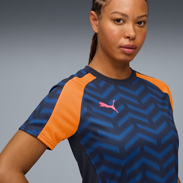 individualBLAZE Football Jersey Women, New Navy-Heat Fire-Ravish, extralarge