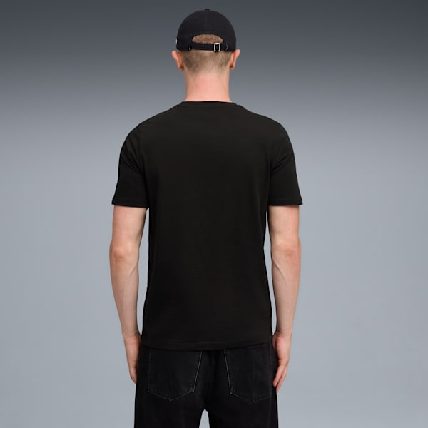 メンズ サッカー キング ロゴ 半袖 Tシャツ, PUMA Black-PUMA Gold, extralarge-JPN