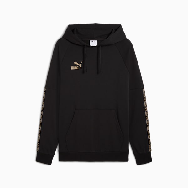 KING Hoodie Men, PUMA Black-PUMA Gold, extralarge