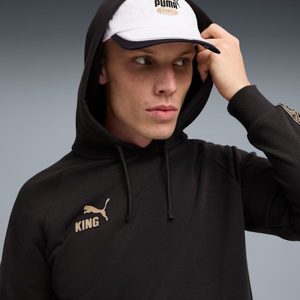 KING Hoodie Men, PUMA Black-PUMA Gold, extralarge