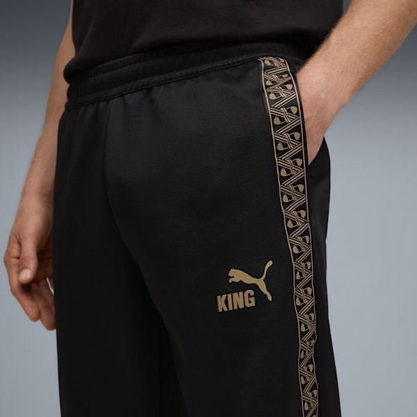 KING Anthem Football Pants Men, PUMA Black-PUMA Gold, extralarge