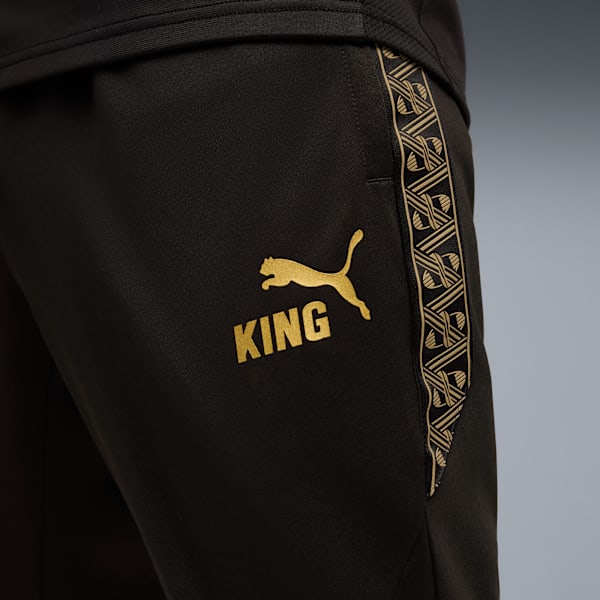 メンズ サッカー キング タッチ トレーニング パンツ, PUMA Black-PUMA Gold, extralarge-JPN