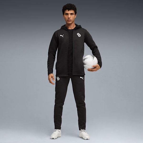 CP Never Stop Sweat Pants Men, PUMA Black-PUMA White-Fast Red, extralarge
