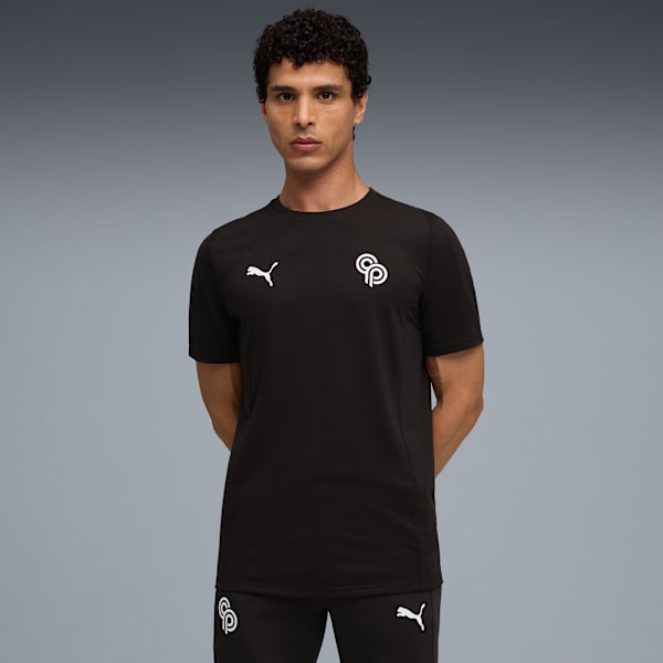 CP Never Stop Tee Men, PUMA Black-PUMA White-Fast Red, extralarge