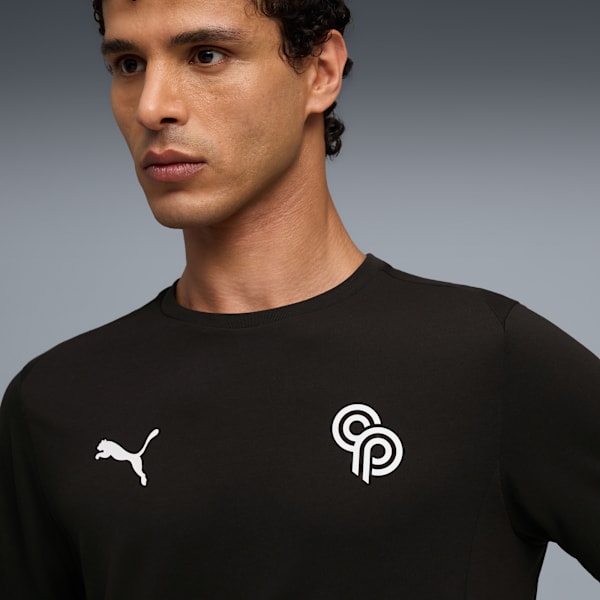 CP Never Stop Tee Men, PUMA Black-PUMA White-Fast Red, extralarge