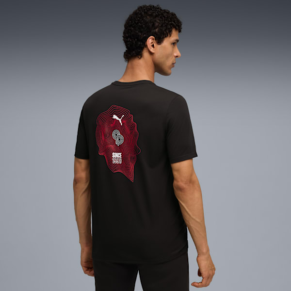 CP Never Stop Tee Men, PUMA Black-PUMA White-Fast Red, extralarge