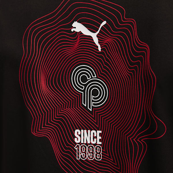 CP Never Stop Tee Men, PUMA Black-PUMA White-Fast Red, extralarge