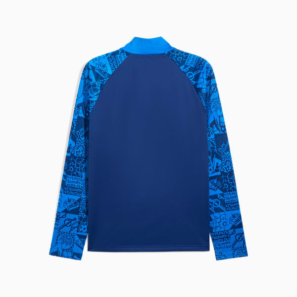 Neymar Jr Playmaker Football 1/4 Zip Men, Blazing Blue-PUMA White-Ultra Blue, extralarge